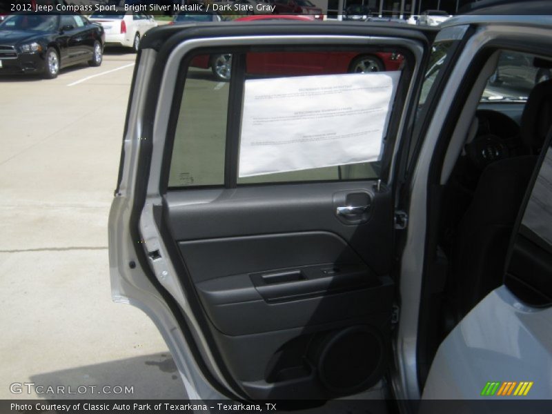 Bright Silver Metallic / Dark Slate Gray 2012 Jeep Compass Sport
