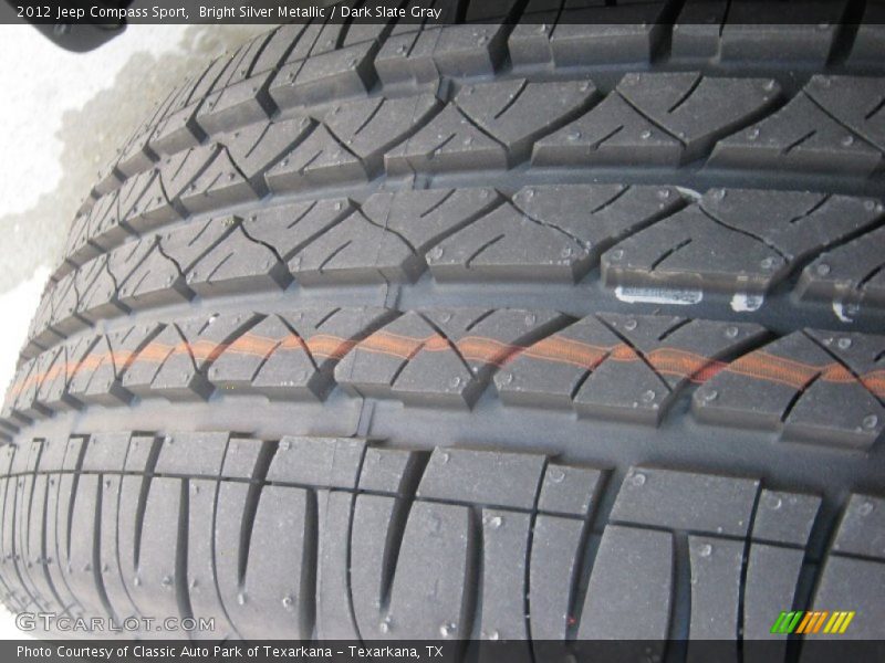 Bright Silver Metallic / Dark Slate Gray 2012 Jeep Compass Sport