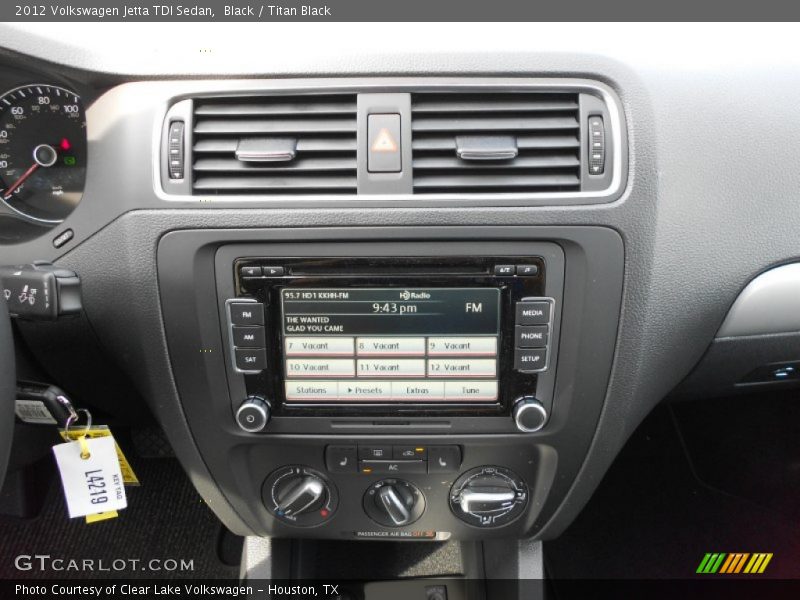 Black / Titan Black 2012 Volkswagen Jetta TDI Sedan