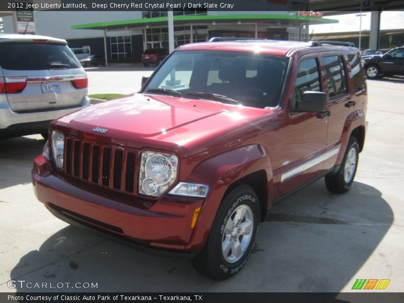 Deep Cherry Red Crystal Pearl / Dark Slate Gray 2012 Jeep Liberty Latitude