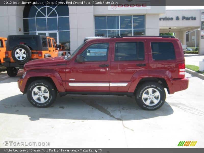 Deep Cherry Red Crystal Pearl / Dark Slate Gray 2012 Jeep Liberty Latitude