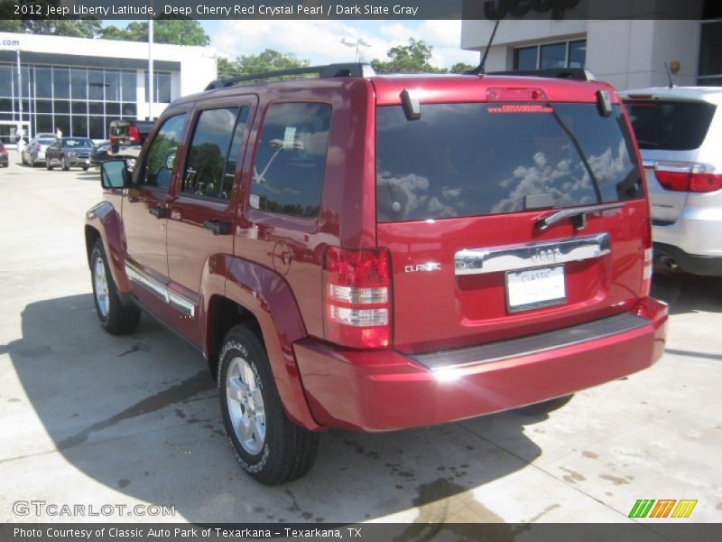 Deep Cherry Red Crystal Pearl / Dark Slate Gray 2012 Jeep Liberty Latitude