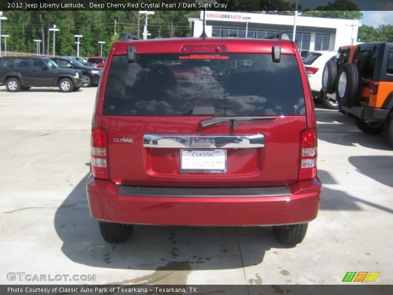 Deep Cherry Red Crystal Pearl / Dark Slate Gray 2012 Jeep Liberty Latitude