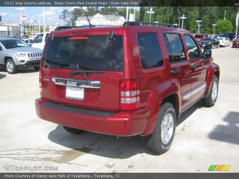 Deep Cherry Red Crystal Pearl / Dark Slate Gray 2012 Jeep Liberty Latitude