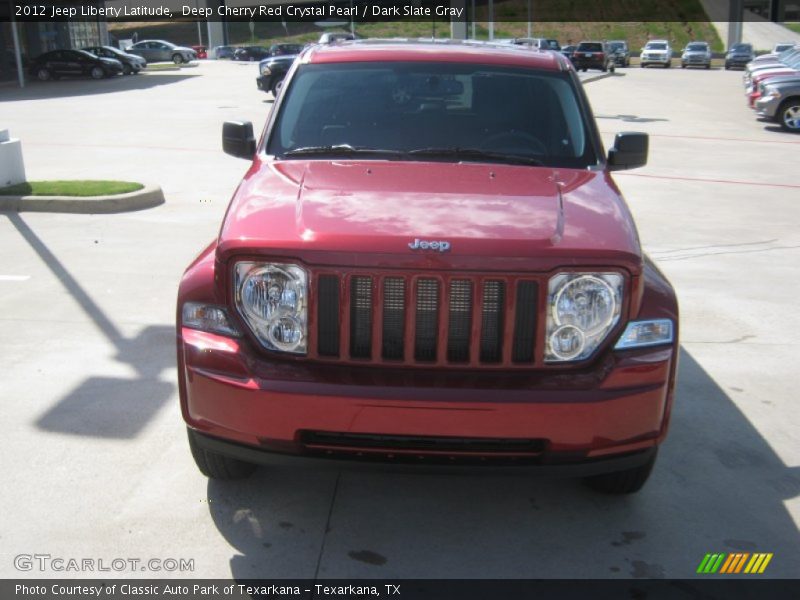 Deep Cherry Red Crystal Pearl / Dark Slate Gray 2012 Jeep Liberty Latitude