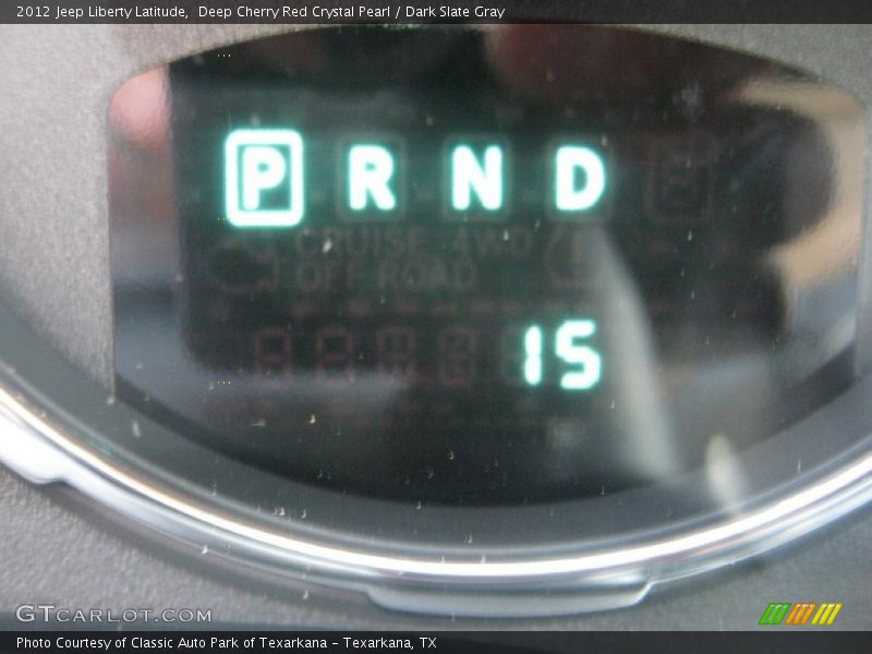 Deep Cherry Red Crystal Pearl / Dark Slate Gray 2012 Jeep Liberty Latitude