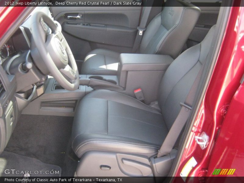 Deep Cherry Red Crystal Pearl / Dark Slate Gray 2012 Jeep Liberty Latitude