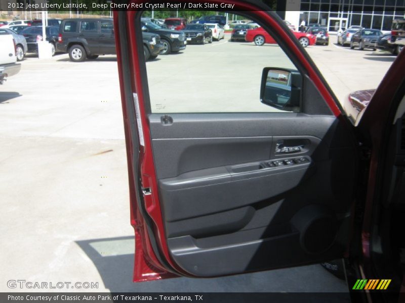 Deep Cherry Red Crystal Pearl / Dark Slate Gray 2012 Jeep Liberty Latitude