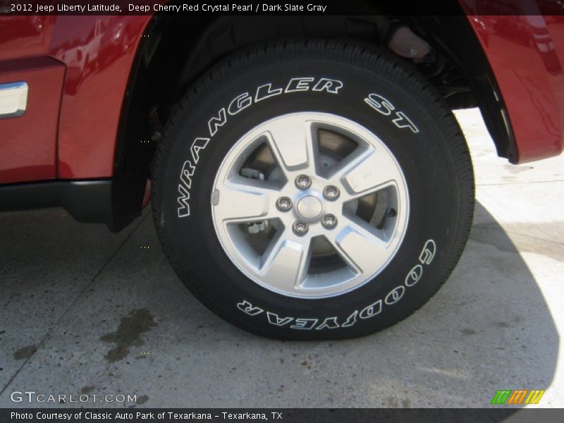 Deep Cherry Red Crystal Pearl / Dark Slate Gray 2012 Jeep Liberty Latitude