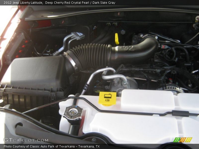 Deep Cherry Red Crystal Pearl / Dark Slate Gray 2012 Jeep Liberty Latitude