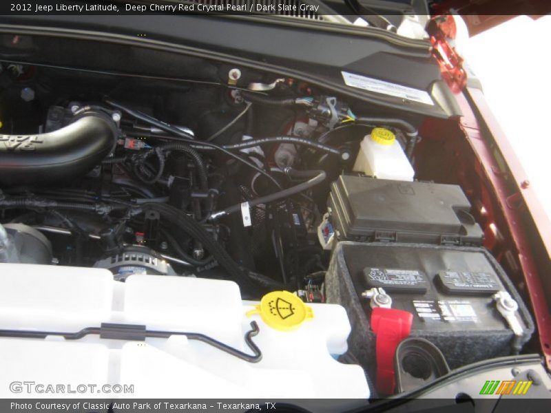 Deep Cherry Red Crystal Pearl / Dark Slate Gray 2012 Jeep Liberty Latitude