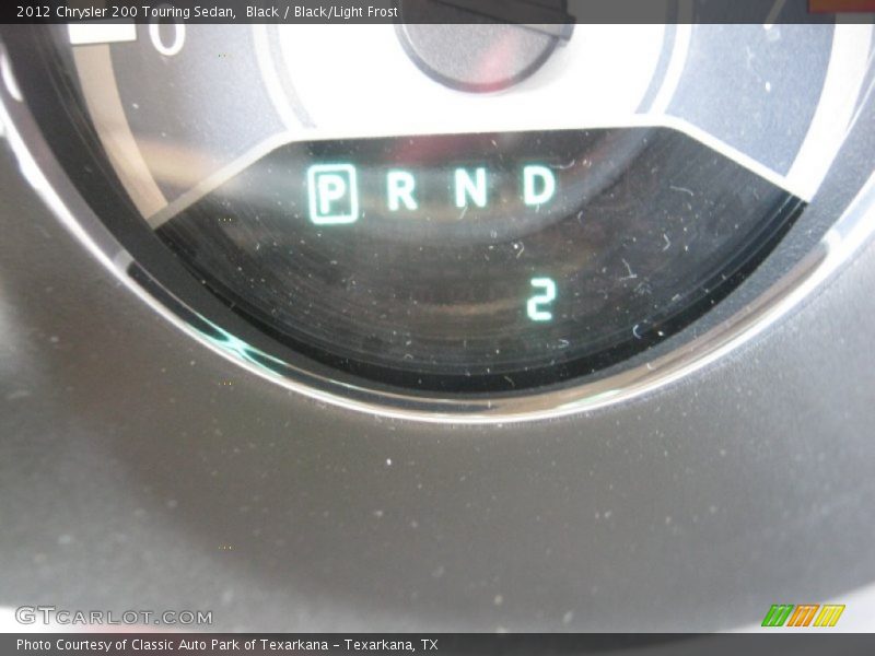 Black / Black/Light Frost 2012 Chrysler 200 Touring Sedan