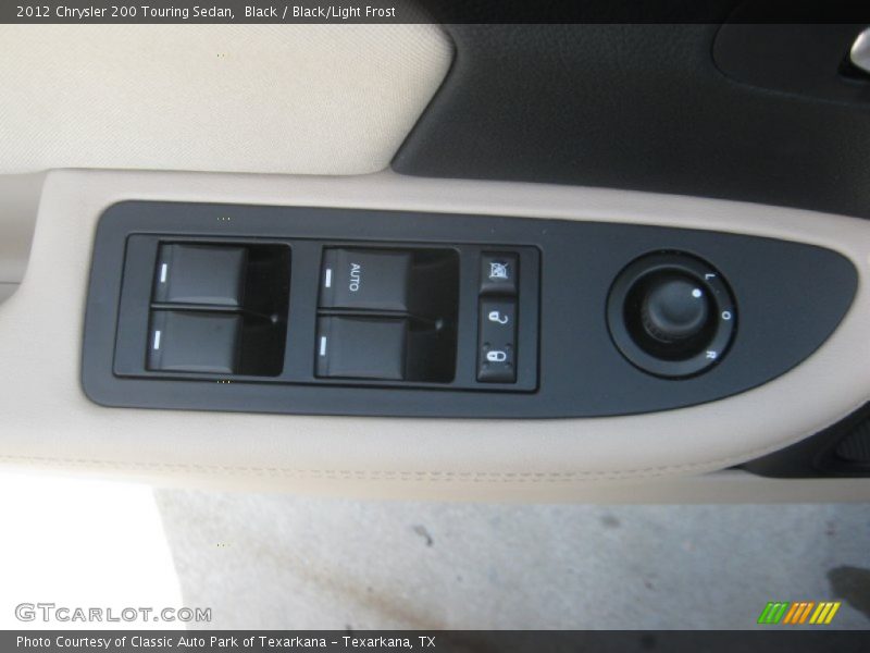 Black / Black/Light Frost 2012 Chrysler 200 Touring Sedan