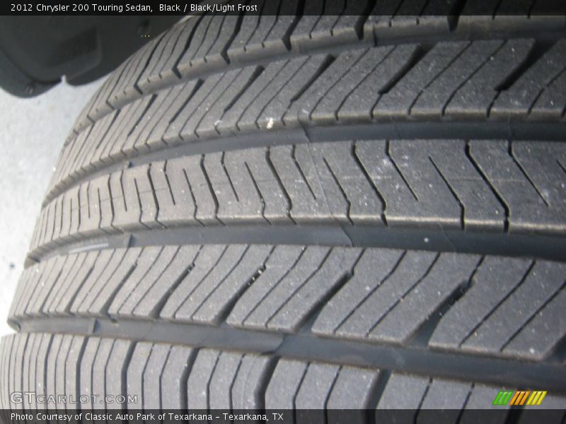 Black / Black/Light Frost 2012 Chrysler 200 Touring Sedan