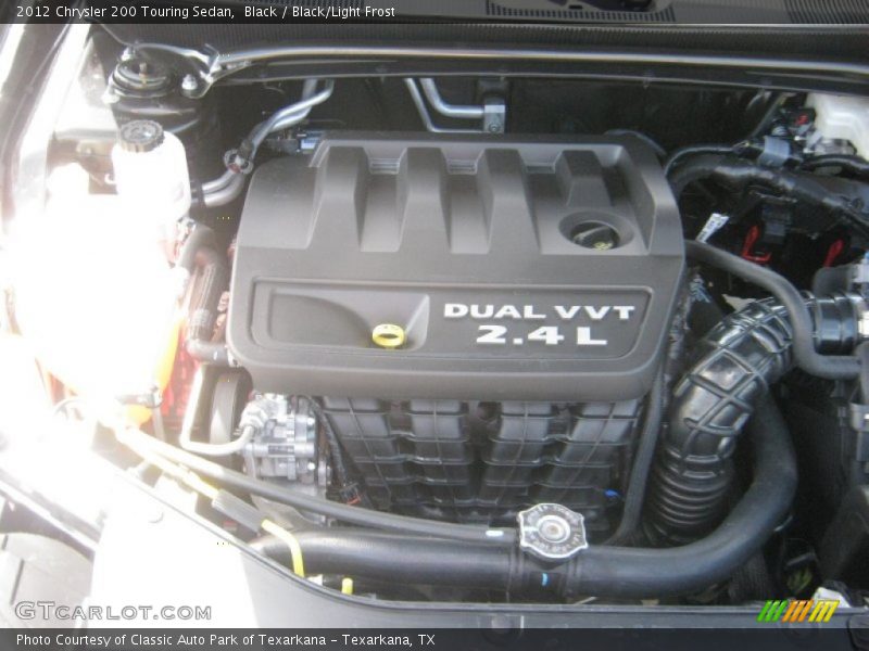 Black / Black/Light Frost 2012 Chrysler 200 Touring Sedan