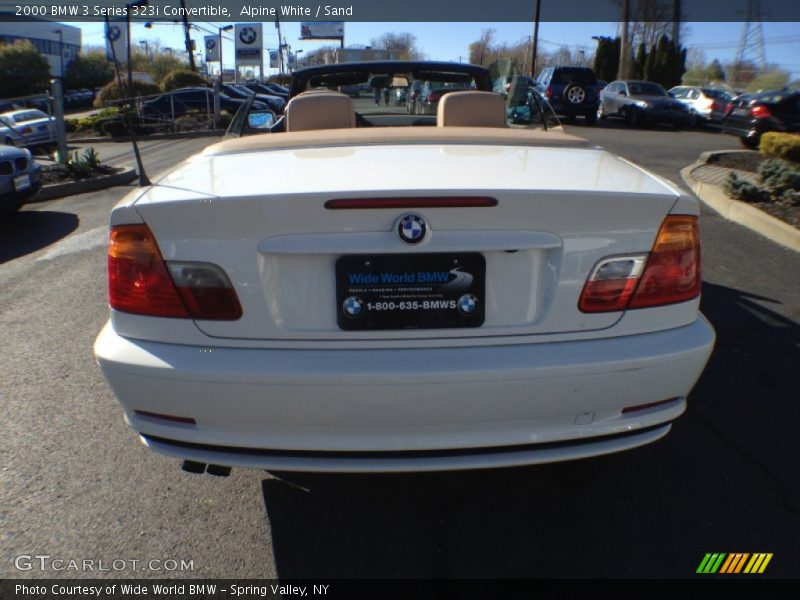 Alpine White / Sand 2000 BMW 3 Series 323i Convertible