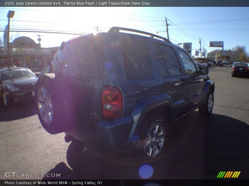 Patriot Blue Pearl / Light Taupe/Dark Slate Gray 2003 Jeep Liberty Limited 4x4
