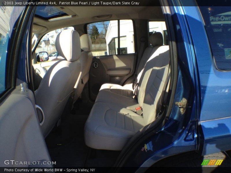 Patriot Blue Pearl / Light Taupe/Dark Slate Gray 2003 Jeep Liberty Limited 4x4