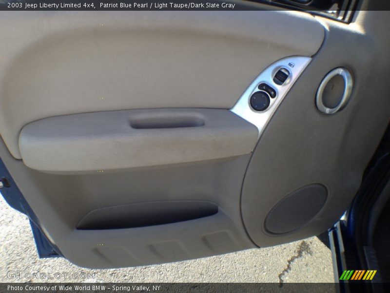 Patriot Blue Pearl / Light Taupe/Dark Slate Gray 2003 Jeep Liberty Limited 4x4