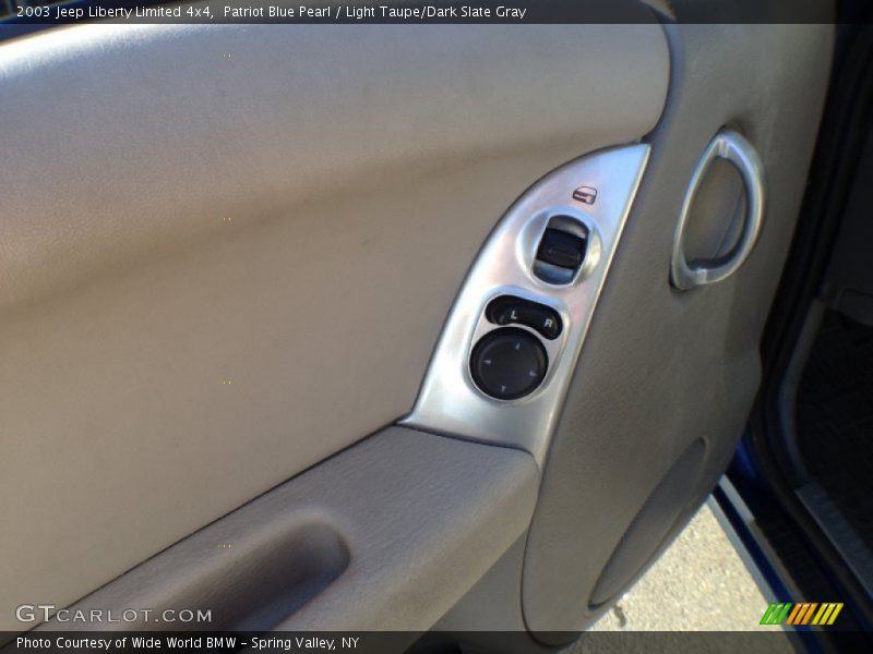 Patriot Blue Pearl / Light Taupe/Dark Slate Gray 2003 Jeep Liberty Limited 4x4