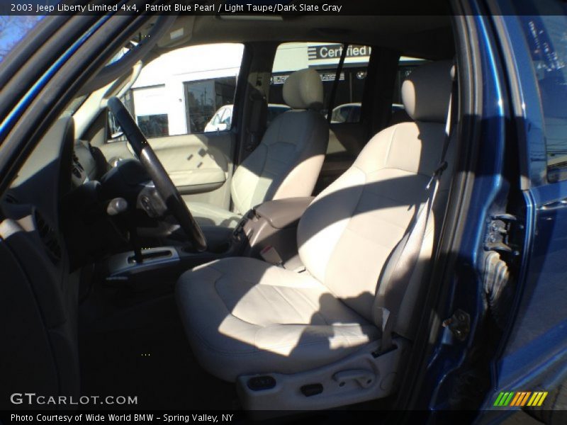 Patriot Blue Pearl / Light Taupe/Dark Slate Gray 2003 Jeep Liberty Limited 4x4