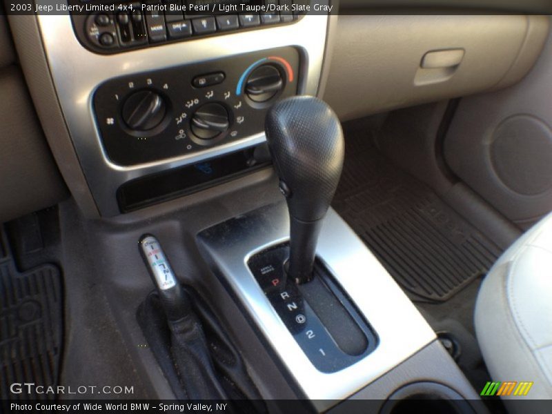 Patriot Blue Pearl / Light Taupe/Dark Slate Gray 2003 Jeep Liberty Limited 4x4