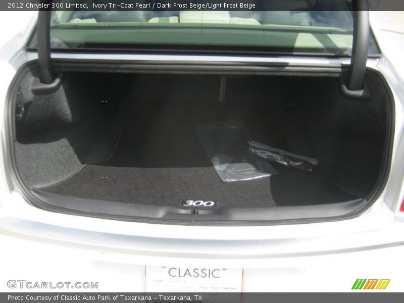 Ivory Tri-Coat Pearl / Dark Frost Beige/Light Frost Beige 2012 Chrysler 300 Limited