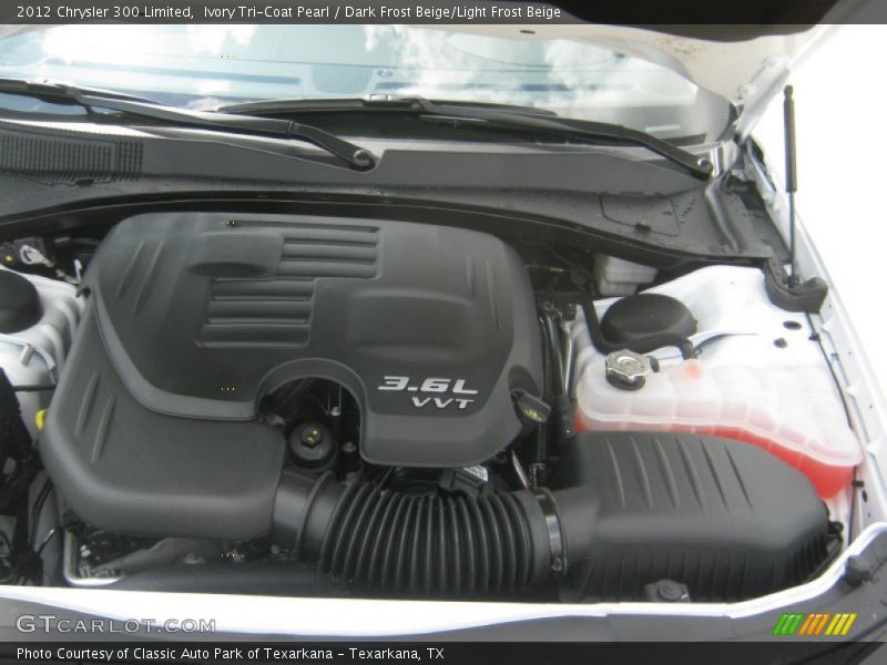 Ivory Tri-Coat Pearl / Dark Frost Beige/Light Frost Beige 2012 Chrysler 300 Limited