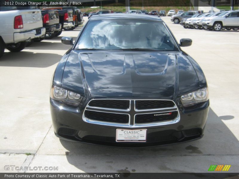 Pitch Black / Black 2012 Dodge Charger SE