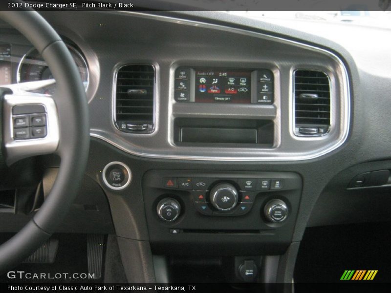 Pitch Black / Black 2012 Dodge Charger SE