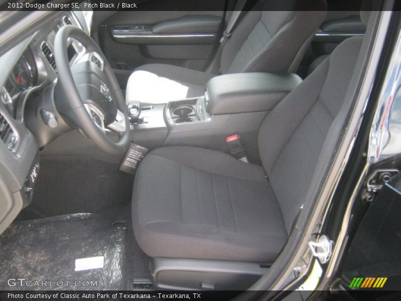 Pitch Black / Black 2012 Dodge Charger SE