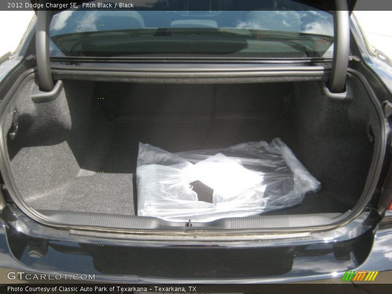 Pitch Black / Black 2012 Dodge Charger SE