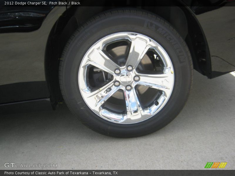 Pitch Black / Black 2012 Dodge Charger SE