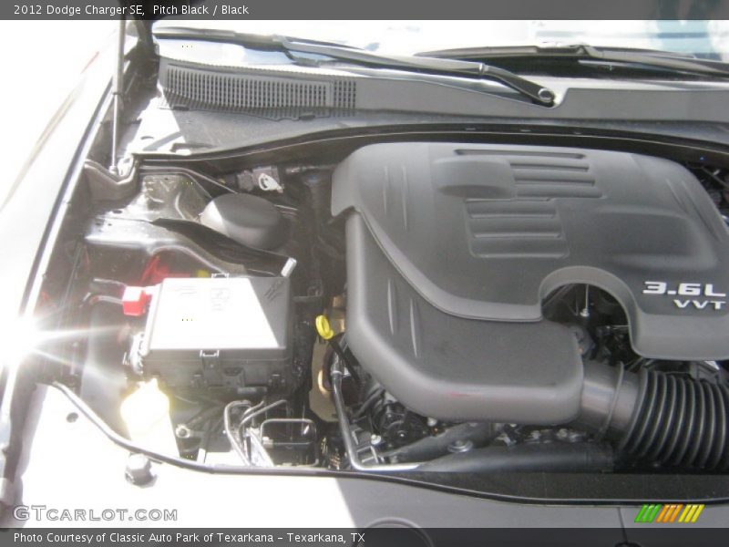 Pitch Black / Black 2012 Dodge Charger SE