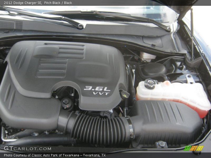 Pitch Black / Black 2012 Dodge Charger SE