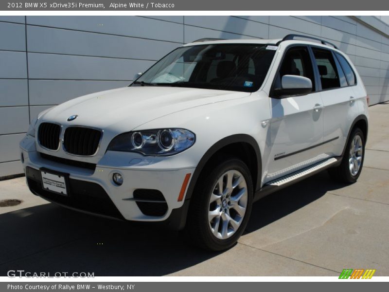 Alpine White / Tobacco 2012 BMW X5 xDrive35i Premium