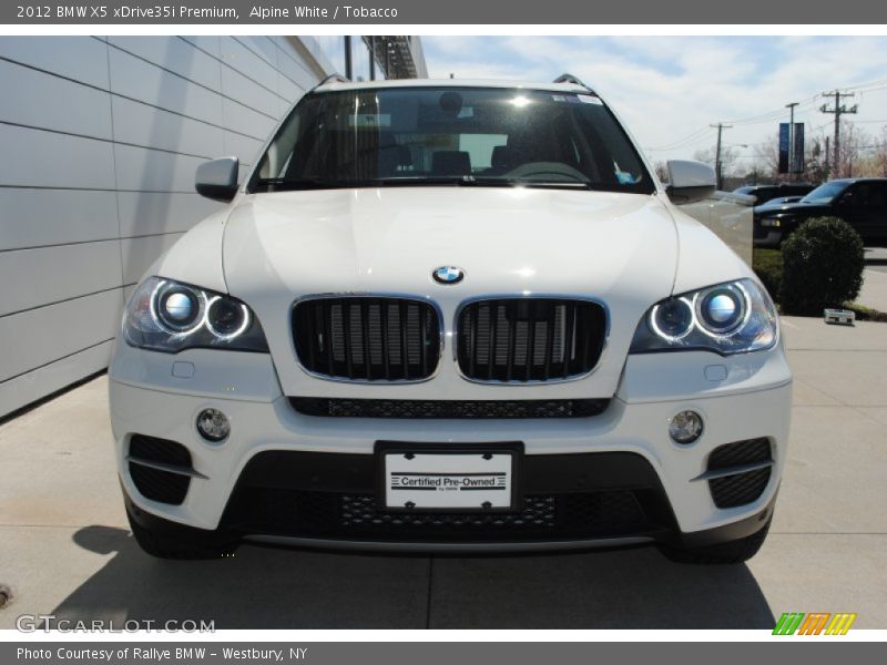 Alpine White / Tobacco 2012 BMW X5 xDrive35i Premium