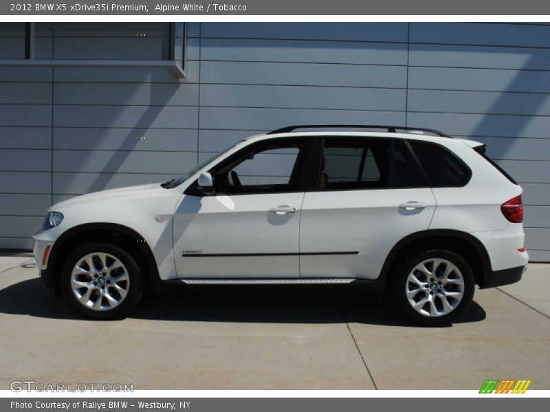 Alpine White / Tobacco 2012 BMW X5 xDrive35i Premium