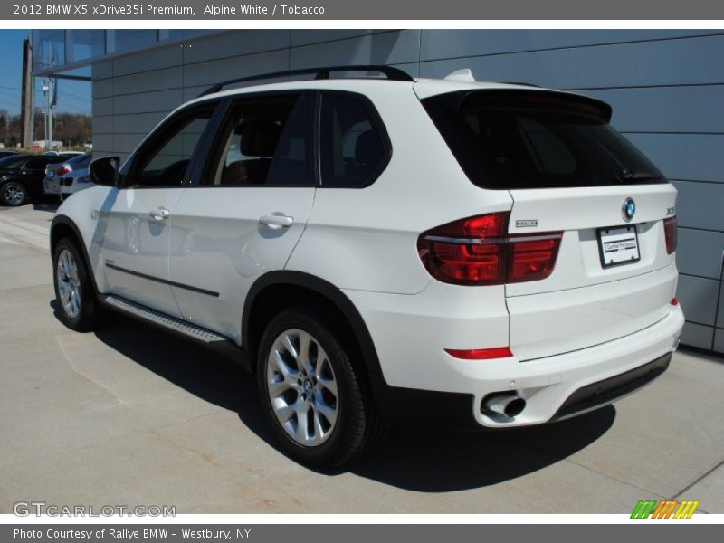 Alpine White / Tobacco 2012 BMW X5 xDrive35i Premium