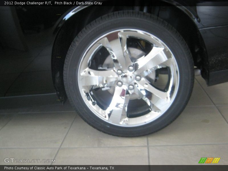 Pitch Black / Dark Slate Gray 2012 Dodge Challenger R/T