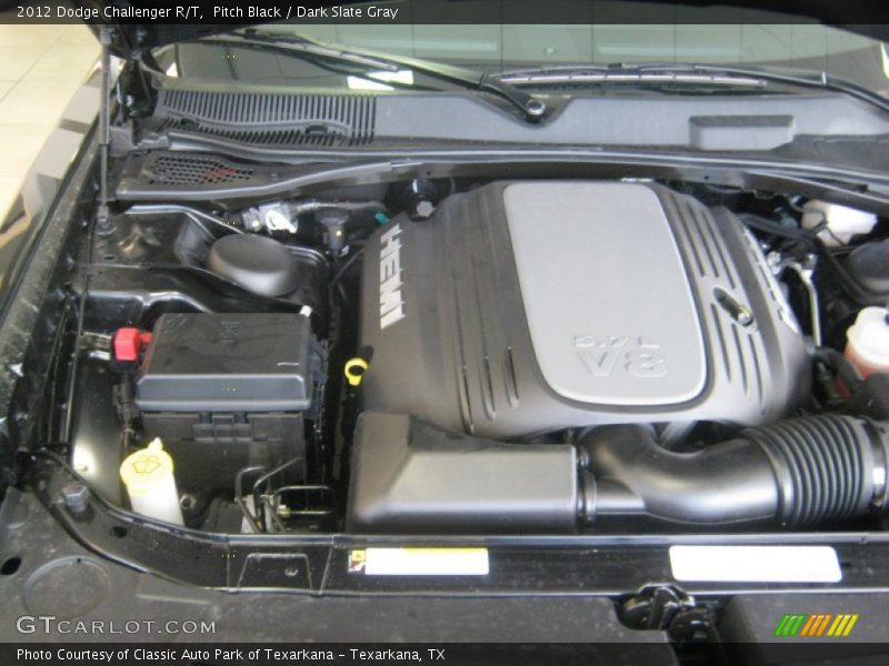 Pitch Black / Dark Slate Gray 2012 Dodge Challenger R/T