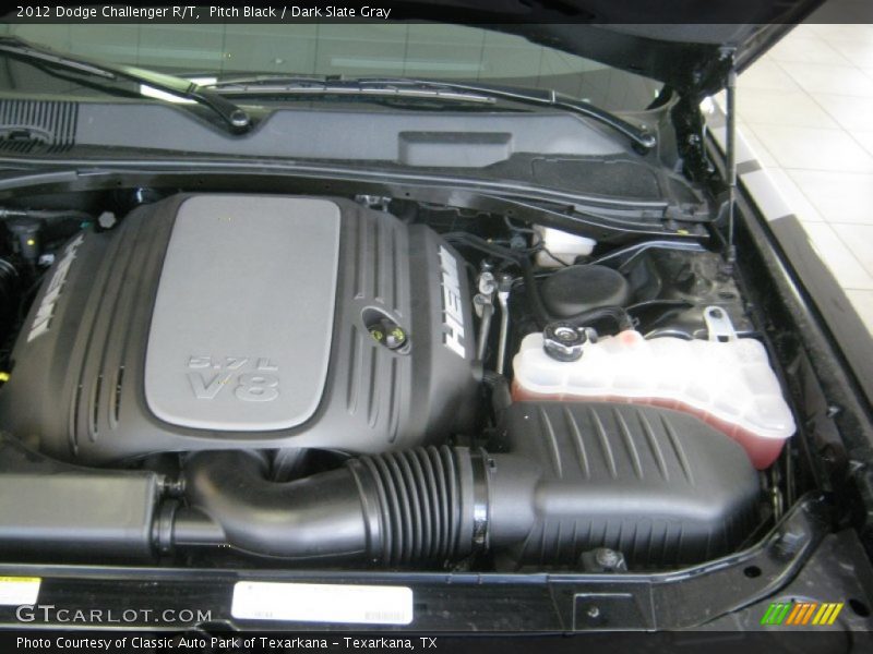 Pitch Black / Dark Slate Gray 2012 Dodge Challenger R/T