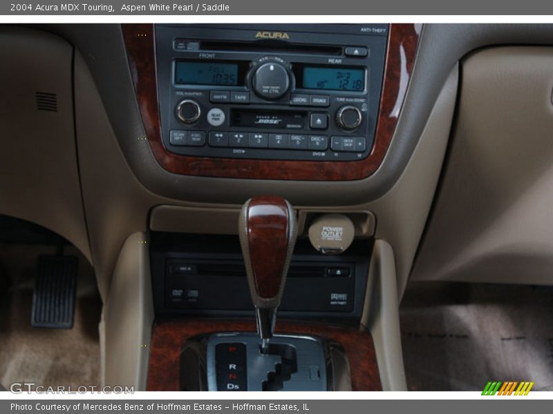 Aspen White Pearl / Saddle 2004 Acura MDX Touring