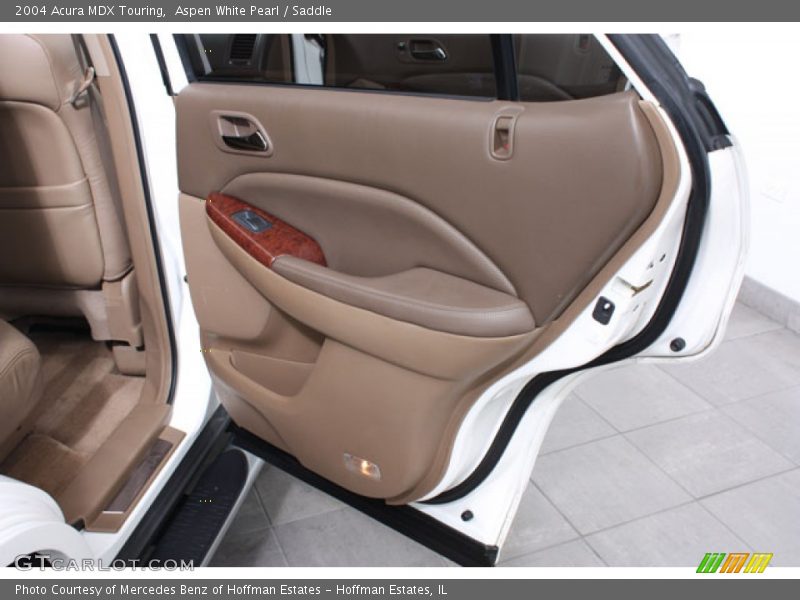 Aspen White Pearl / Saddle 2004 Acura MDX Touring