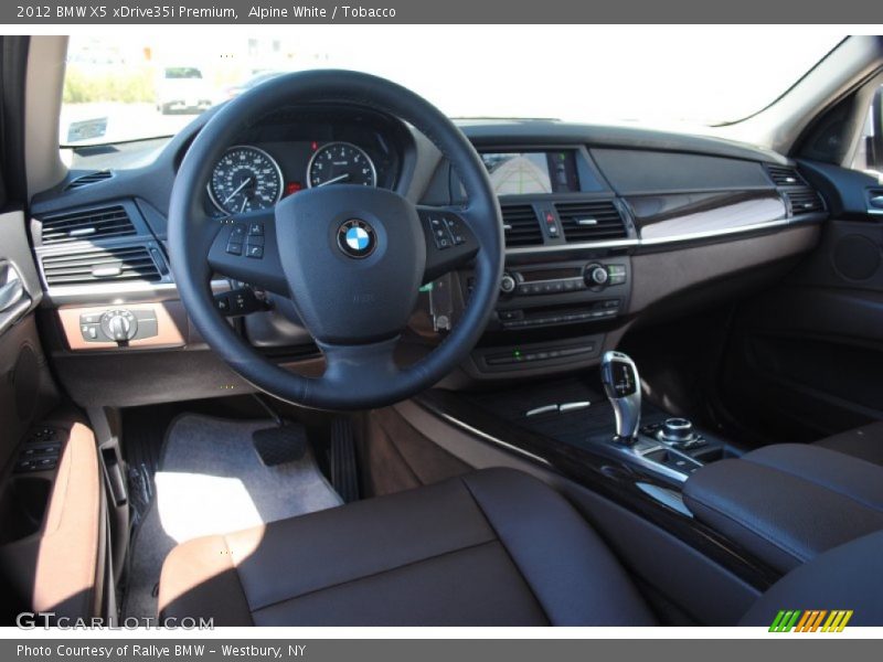 Alpine White / Tobacco 2012 BMW X5 xDrive35i Premium