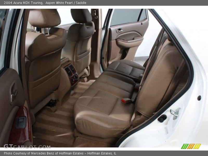 Aspen White Pearl / Saddle 2004 Acura MDX Touring
