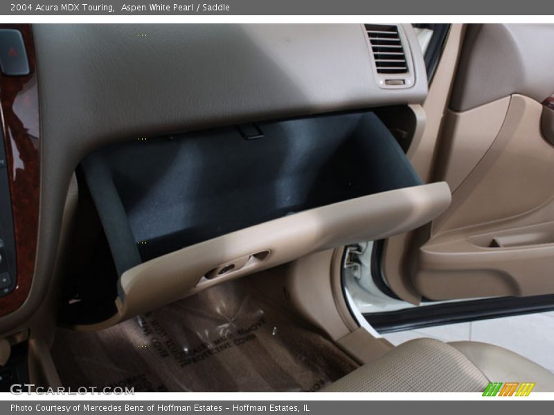Aspen White Pearl / Saddle 2004 Acura MDX Touring