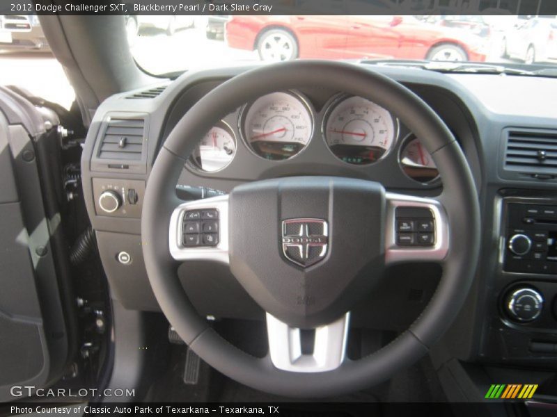 Blackberry Pearl / Dark Slate Gray 2012 Dodge Challenger SXT