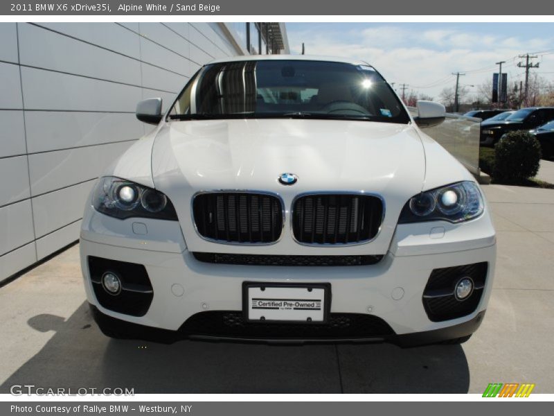Alpine White / Sand Beige 2011 BMW X6 xDrive35i
