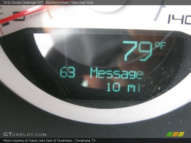 Blackberry Pearl / Dark Slate Gray 2012 Dodge Challenger SXT